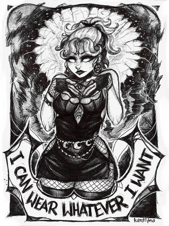 I can Wear What I want print - coming soon!